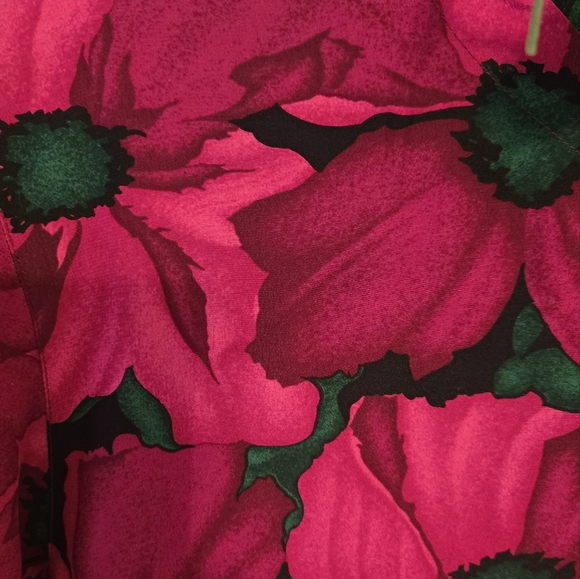 🌺VTG Silk Floral Blouse - Picture 2 of 7